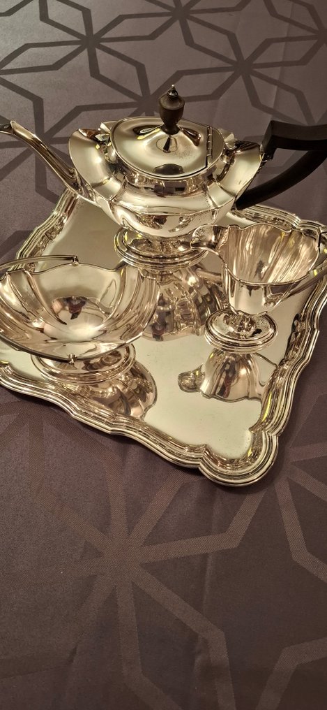 咖啡及茶水用具 (4) - .925 银, .935 银 - TB，TB&S，VK van Kampen #1.0