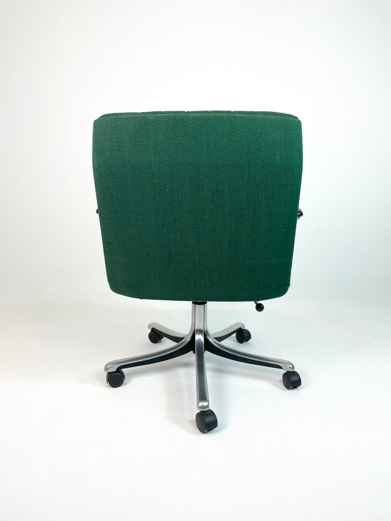 Tecno - Osvaldo Borsani - 扶手椅子 - P126 - 铝, 纺织品, 皮革 #4.3