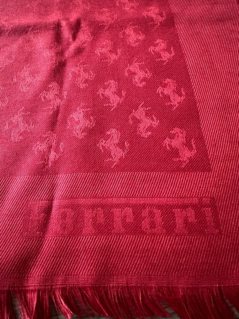 Ferrari - Seta e Cashmere - Cavallino Rampante Monogram - Seta e Cashmere - Sciarpa #3.2