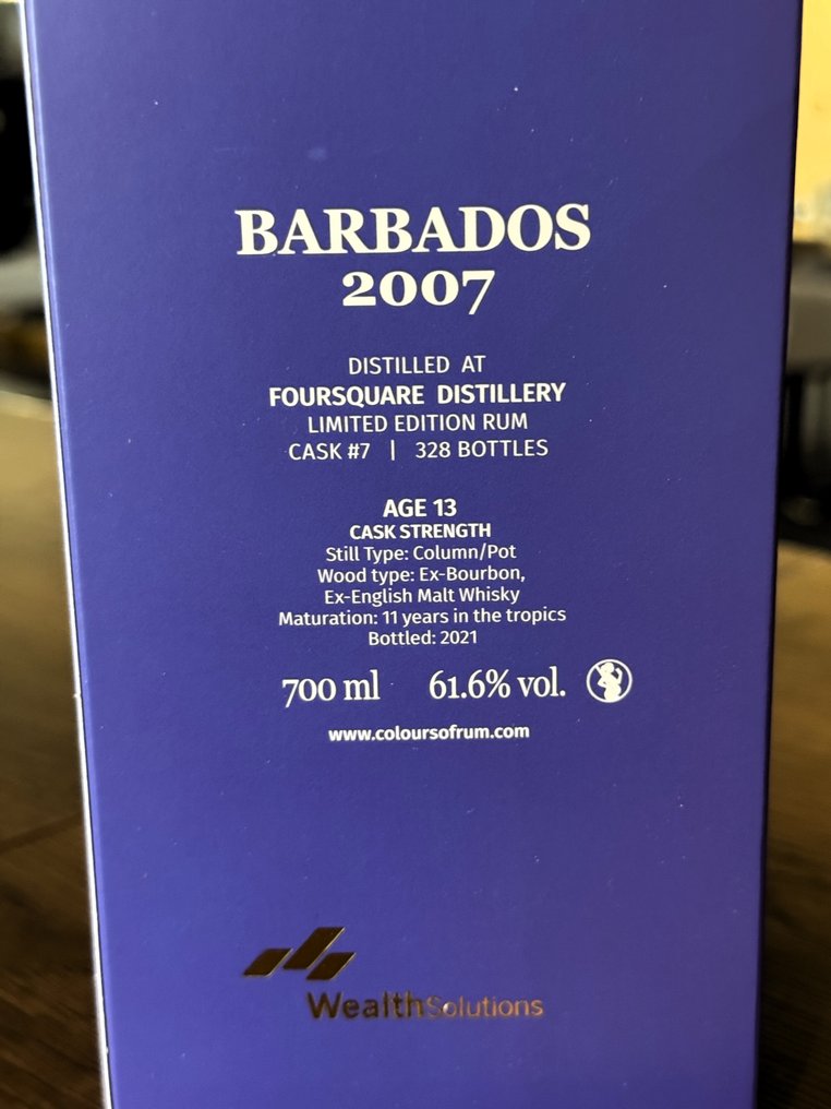 Foursquare 2007 The Colours of Rum - Edition No. 1 - b. 2021 - 700ml #4.3