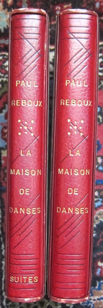 Paul Reboux - La maison de danses [1/20 sur Japon - sublime reliure signée Gruel - 2 dessins originaux + suites] - 1928 #1.0