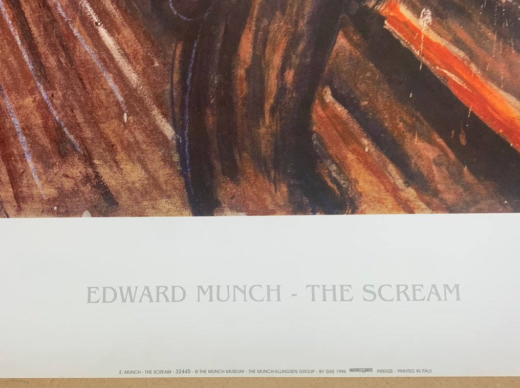 Edvard Munch (after) - The Scream - Schrei - Artprint - 80 x 60 cm - 1890s #4.3