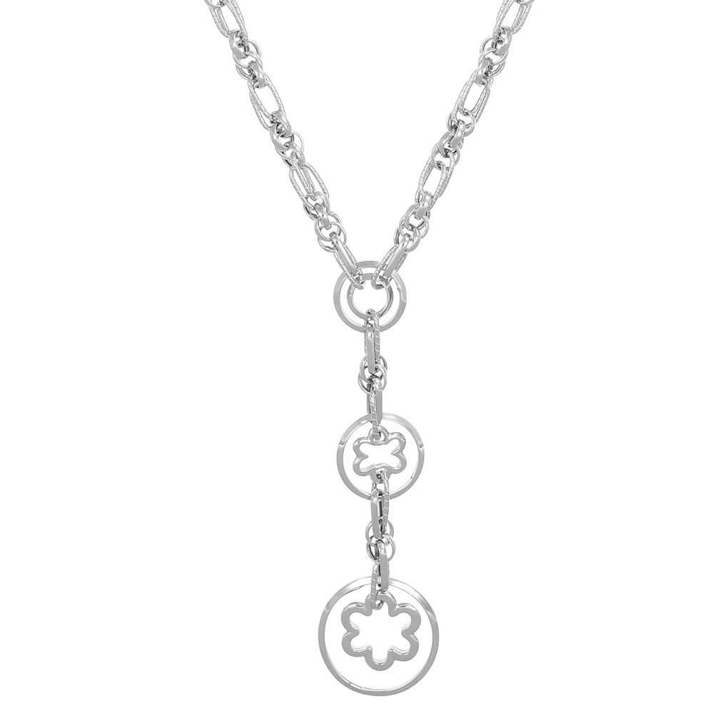 Collier avec pendentif - 18 carats Or blanc #1.0