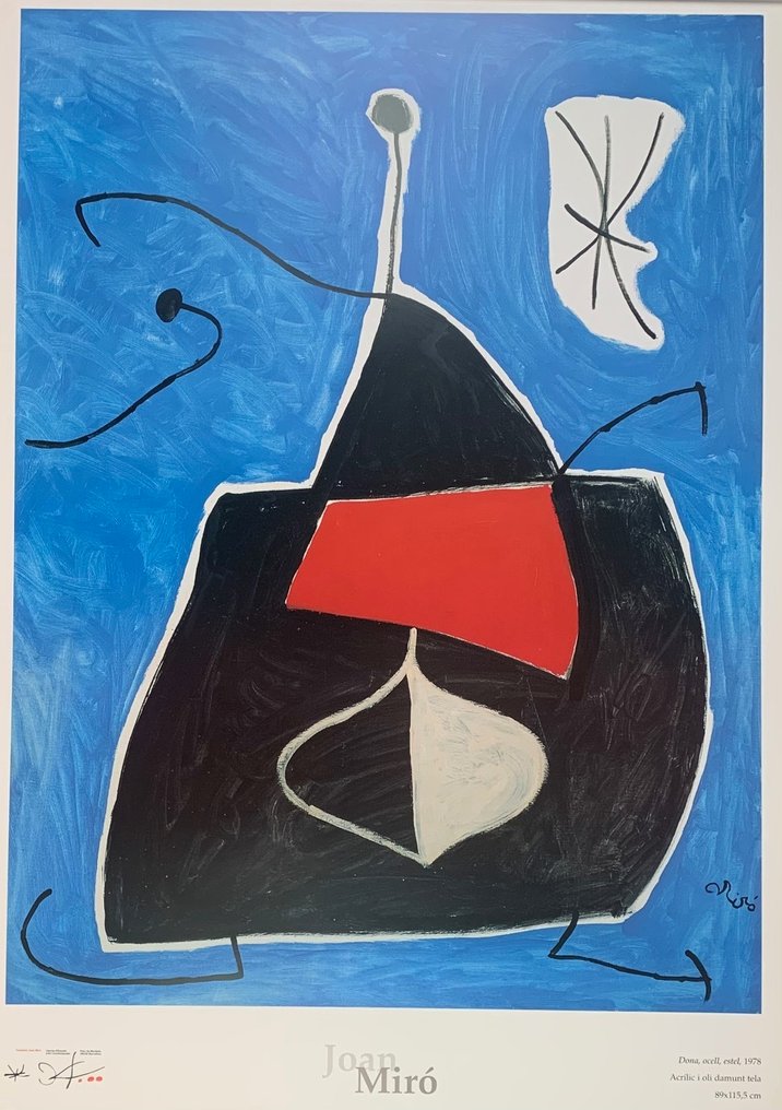 Joan Miró (after) - Dona, ocell, estel, 1978 - 2000s #1.0