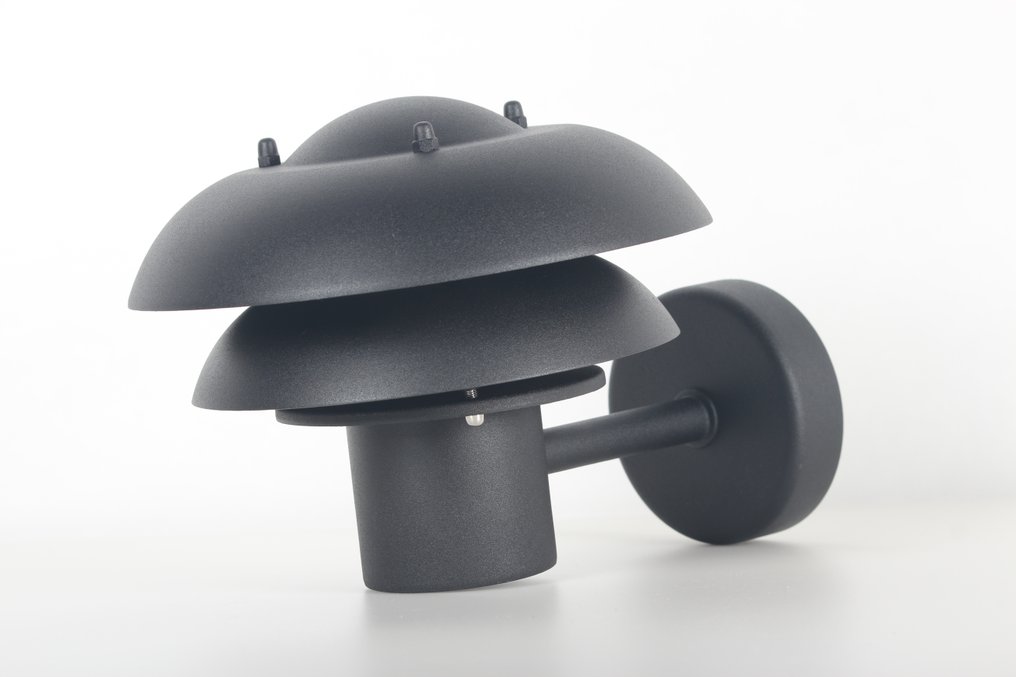 Nordlux - Φωτιστικό τοίχου (2) - Κούρνος 20 - Μαύρο - Μέταλλο, Γυαλί - 2 αντικείμενα #1.0