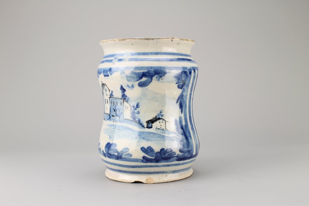 Βαζάκι φαρμακείου/ Albarello - Majolica, Πήλινο #2.1