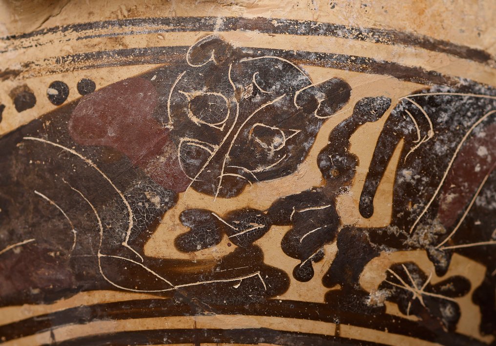 古希臘，邁錫尼 科林斯天球瓶，宽23厘米 - 10 cm #1.0