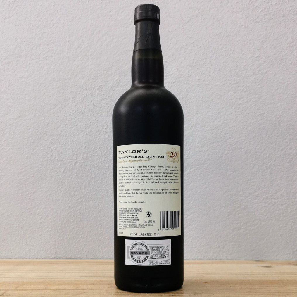 Taylor's - 20 years old Tawny -  Douro  - 2 Flasker  (0,75 l) #4.3