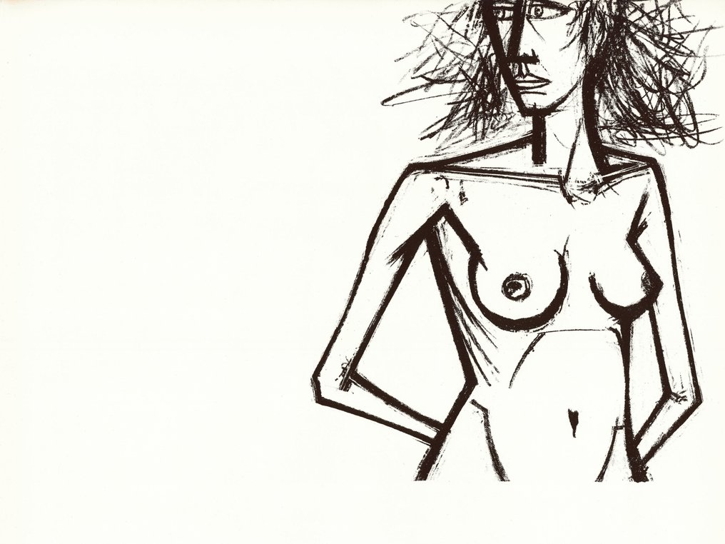 Bernard Buffet (1928-1999) - Nu pensif, Pensionnaires #2.1