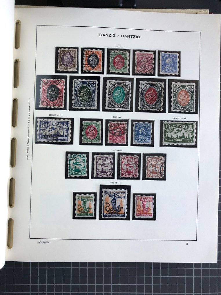 Danzig 1920/1939 - Partiellement complet, collection mixte, également meilleure, tous les blocs, 1/2 dans les deux #3.2