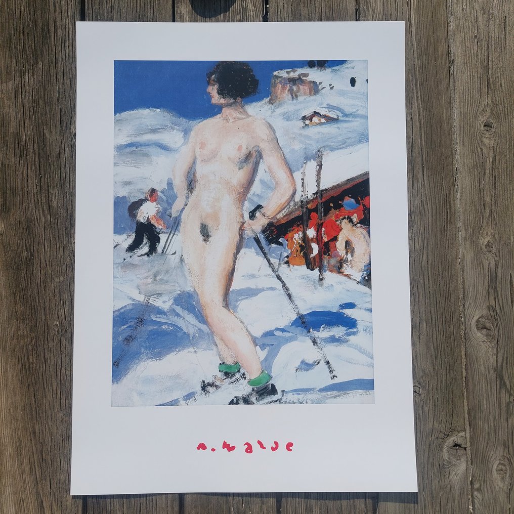 Alfons Walde - Nude in the Alps #1.0