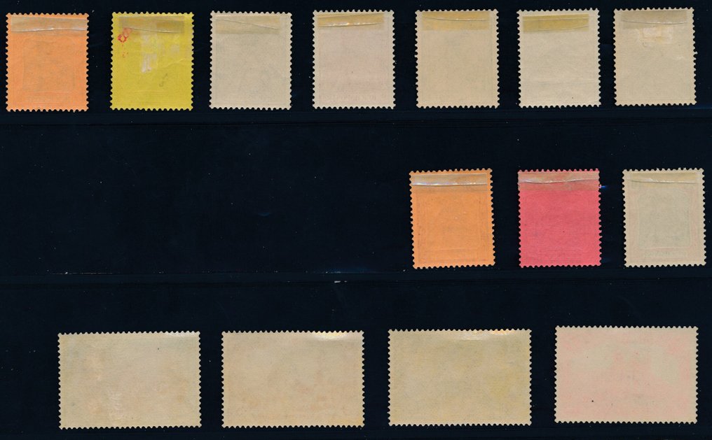 德意志帝国 1900/1923 - 预印页面上的收藏品，包括 Germania Reichspost 完整版 #2.1