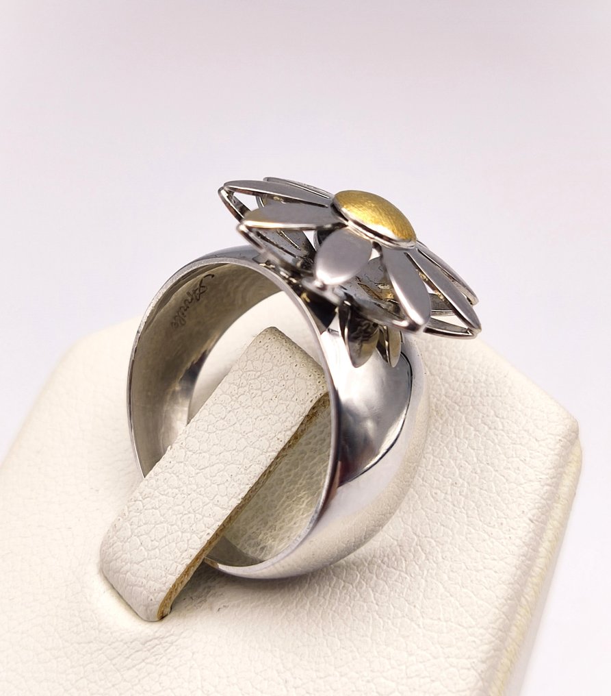 Other brand - Δαχτυλίδι - Aprile - 18 καράτια Λευκός χρυσός, Κίτρινο χρυσό #2.1