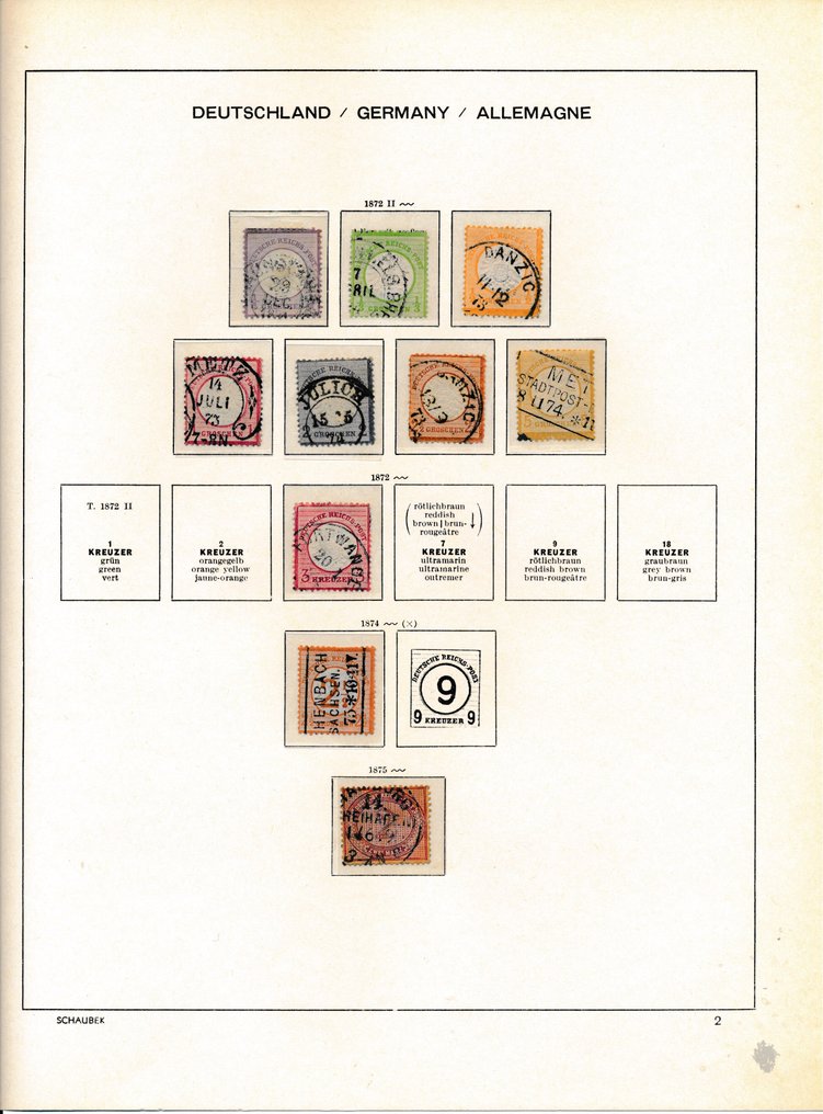 德意志帝国 1872/1932 - 盖章收集具有更好价值/问题和文件的乳盾 #4.3