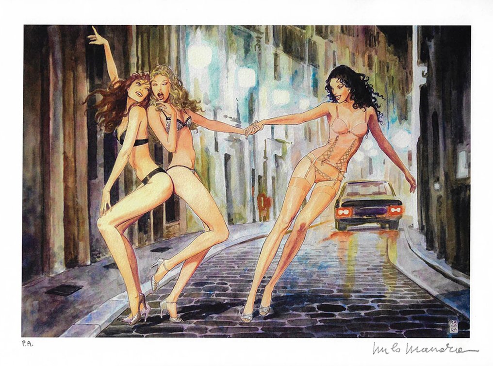 Manara, Milo - 1 Offset Print - Catalogo Yamamay Primavera-Estate 2007 - 2007 #1.0