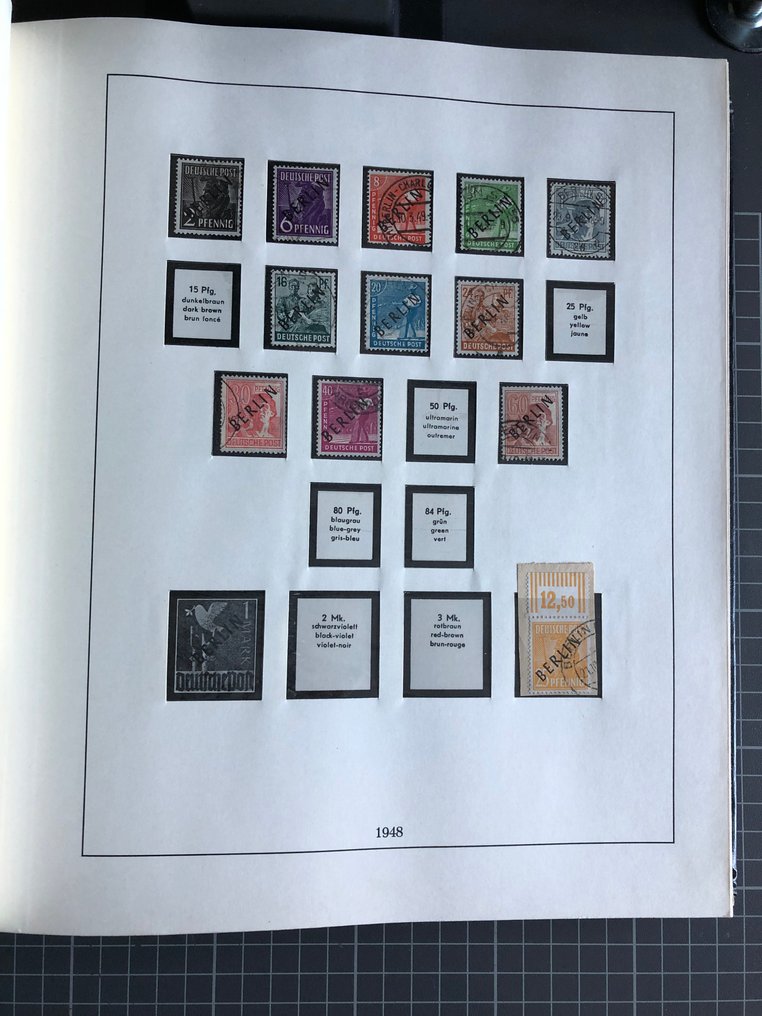 Berlin 1948/1971 - Kolekcja znaczków w wersji przedrukowej z wieloma dobrymi pierwszymi wydaniami #3.2