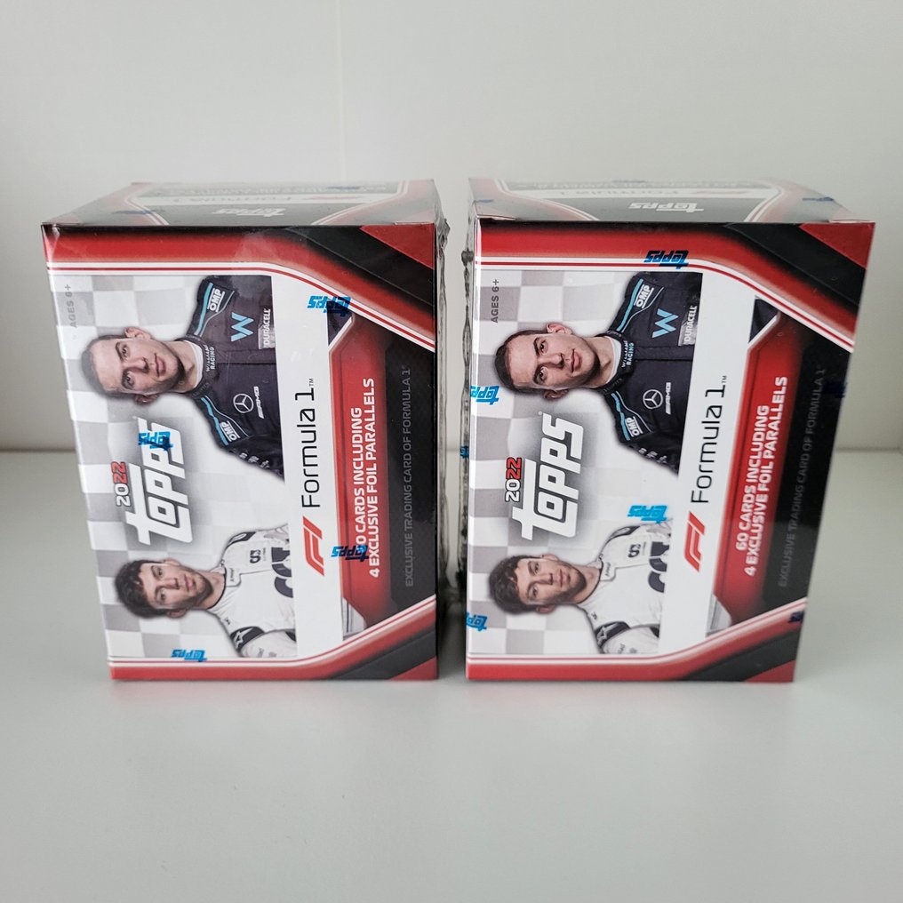 2022 Topps Max Verstappen, Lewis Hamilton, Charles Leclerc - 2 Sealed box - Täydellinen (M) #2.1