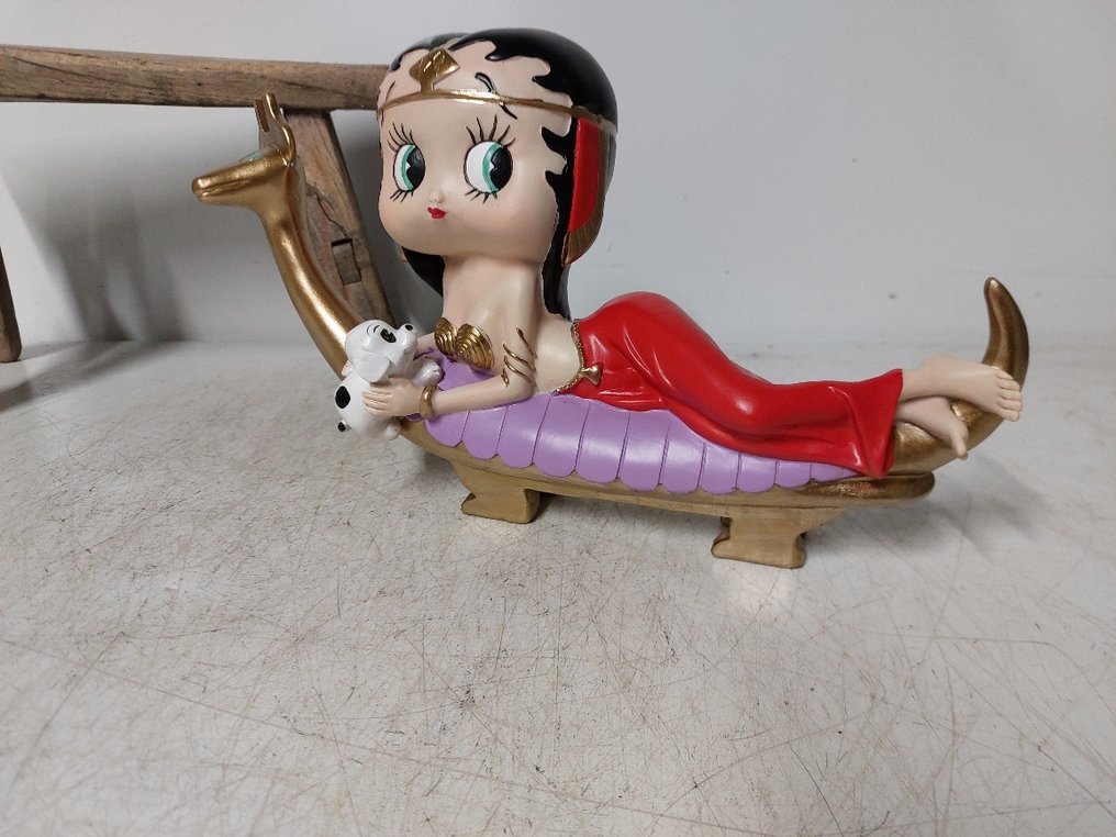 Beeld, Betty Boop lying - 18 cm - polyresin #2.1
