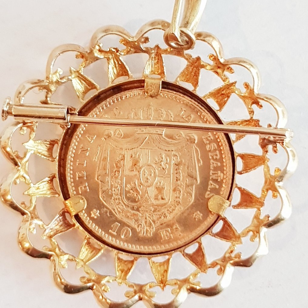 Broche - 21 kt. Geel goud #4.3