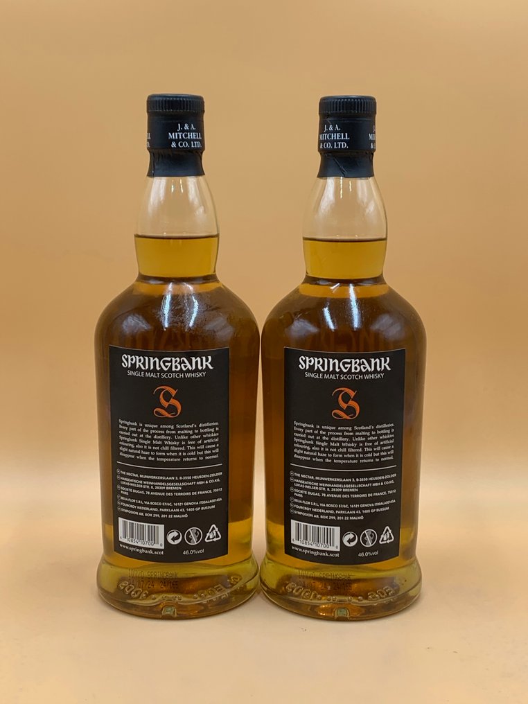 Springbank 10 years old  - b. 2024  - 70 cl - 2 flasker #1.0