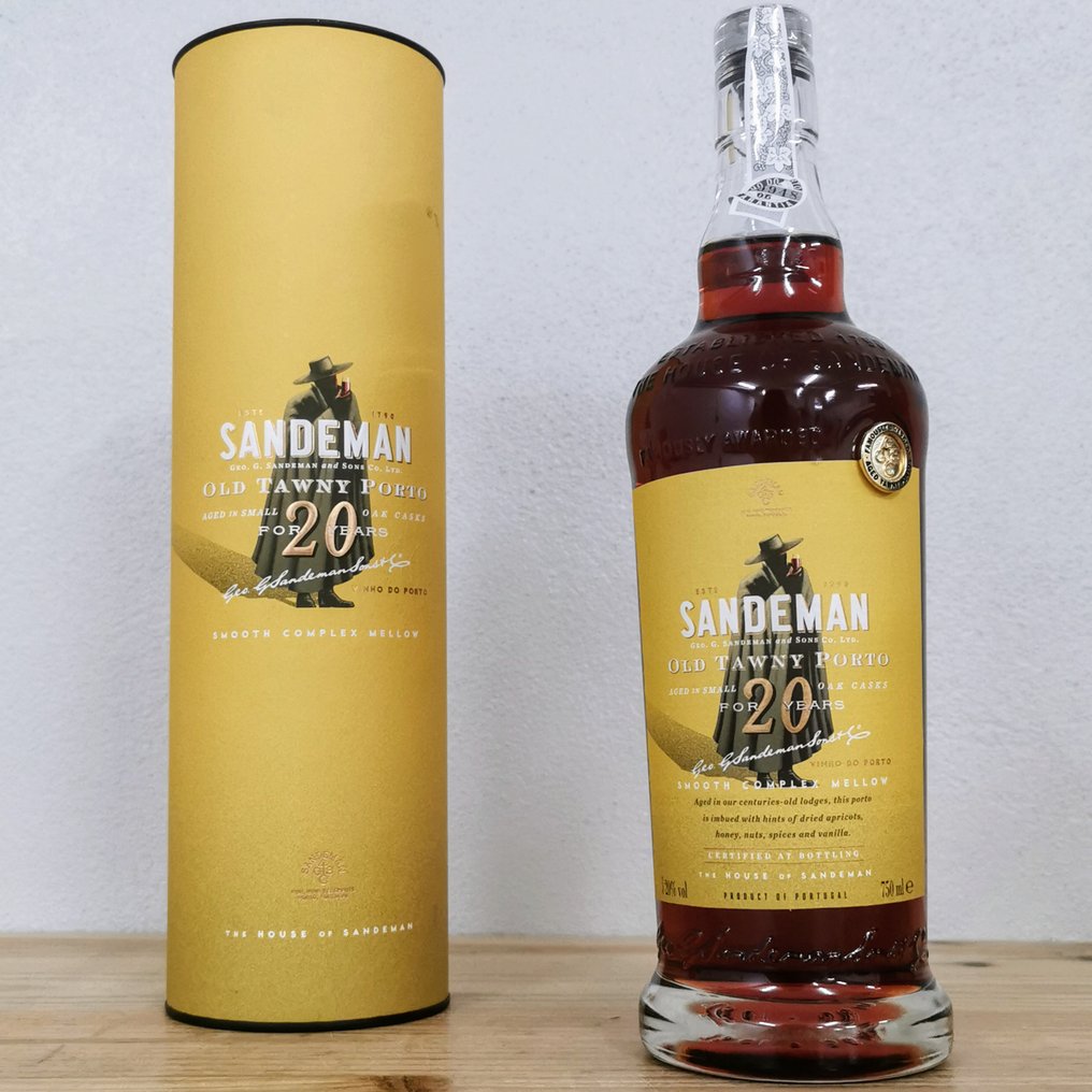 Sandeman - 20 years old Tawny -  Douro  - 2 Flaskor (0,75L) #1.0