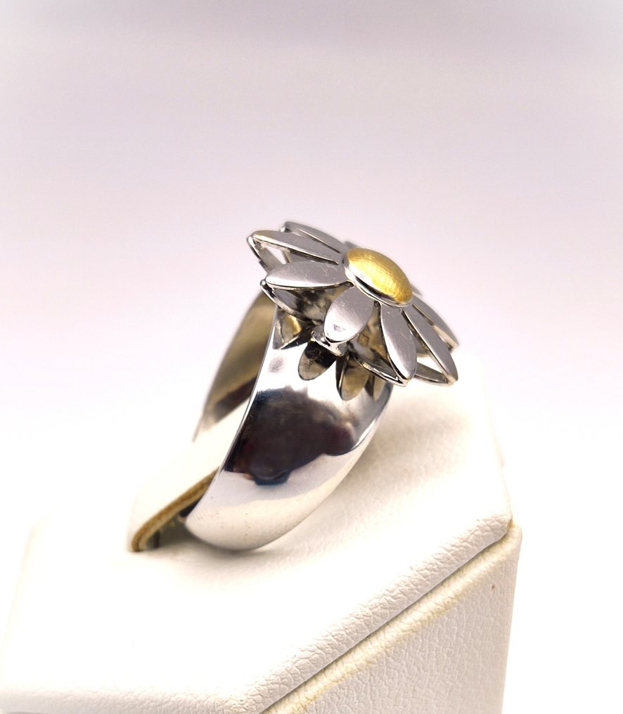 Other brand - Δαχτυλίδι - Aprile - 18 καράτια Λευκός χρυσός, Κίτρινο χρυσό #3.2