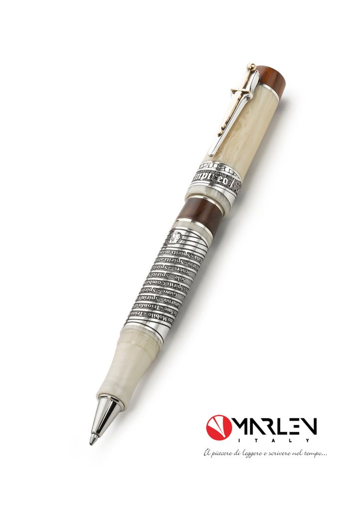 Marlen - Dante Alighieri: Paradiso L. E. 333 esemplari in Resina, Argento, Legno, Bronzo - Długopis kulkowy #2.1