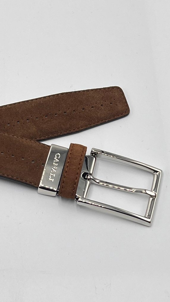 Canali - CANALI BELT IN CHAMOIS LEATHER - EXCLUSIVE - Cintura #1.1