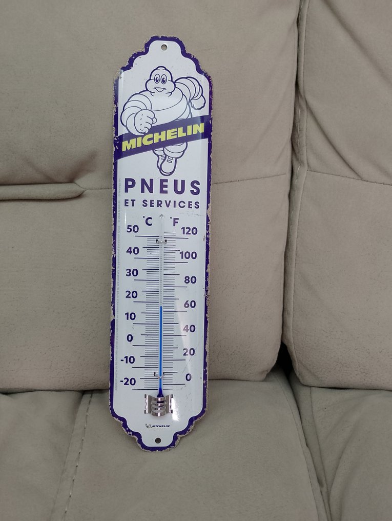 Nostalgic Art Berlín - Termometer - Metall - Michelin dekk #1.0