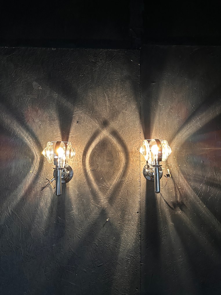 Applique da parete - Metallo - Set di due applique da parete #2.1