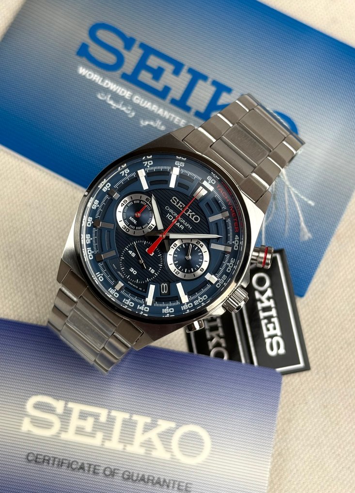 Seiko - chronograph date - Ingen reservasjonspris - SSB407P1 - Herre - 2020+ #1.0