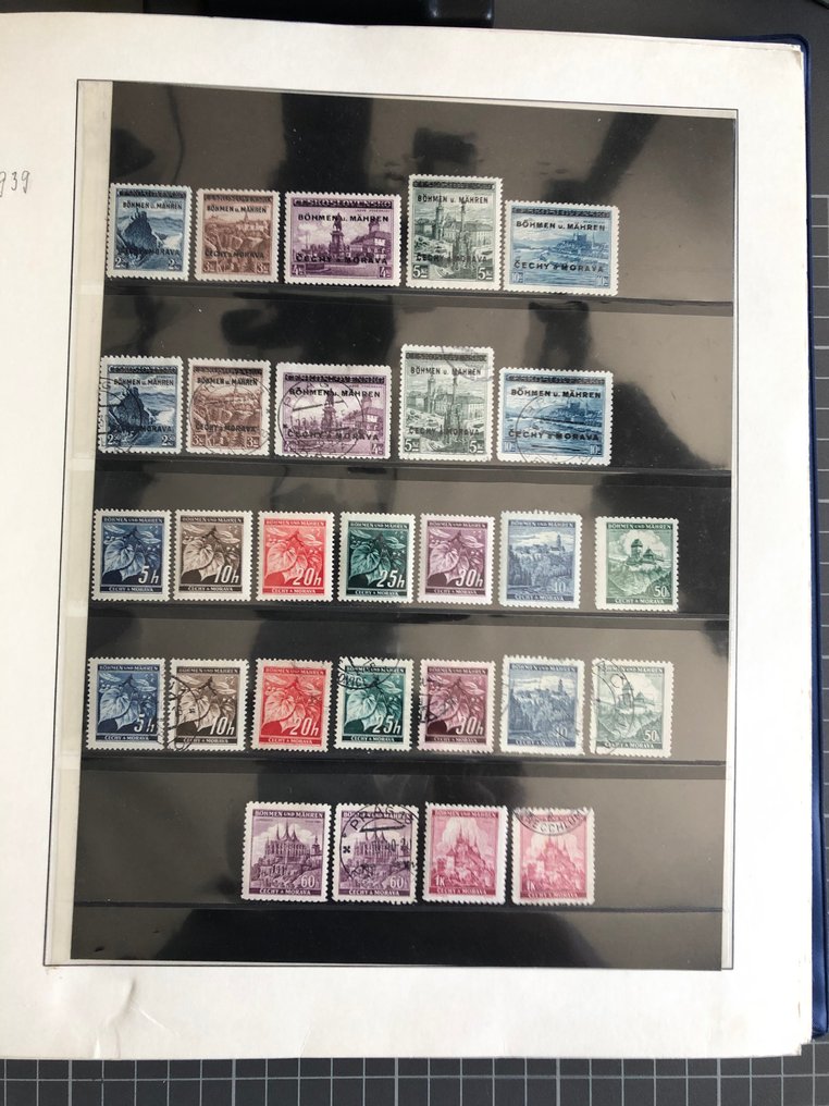 Γερμανική Αυτοκρατορία 1940/1944 - Βοημία & Μοραβία, GG, Αλσατία, Λωρραίνη, Λουξεμβούργο, Ostland και Ουκρανία το καθένα **/* και #2.1