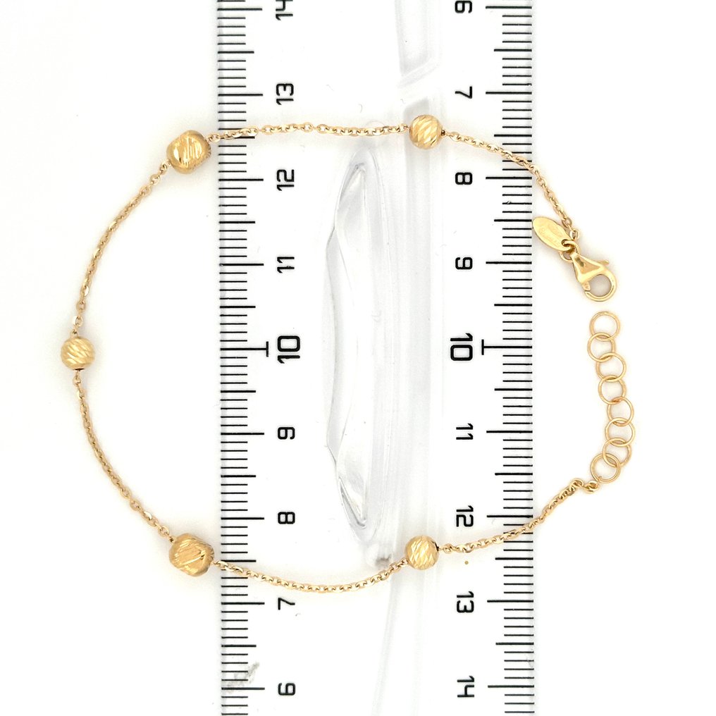 No reserve price - Handmade - Bracelet - 1.5 g - 18 kt. Yellow gold #1.0