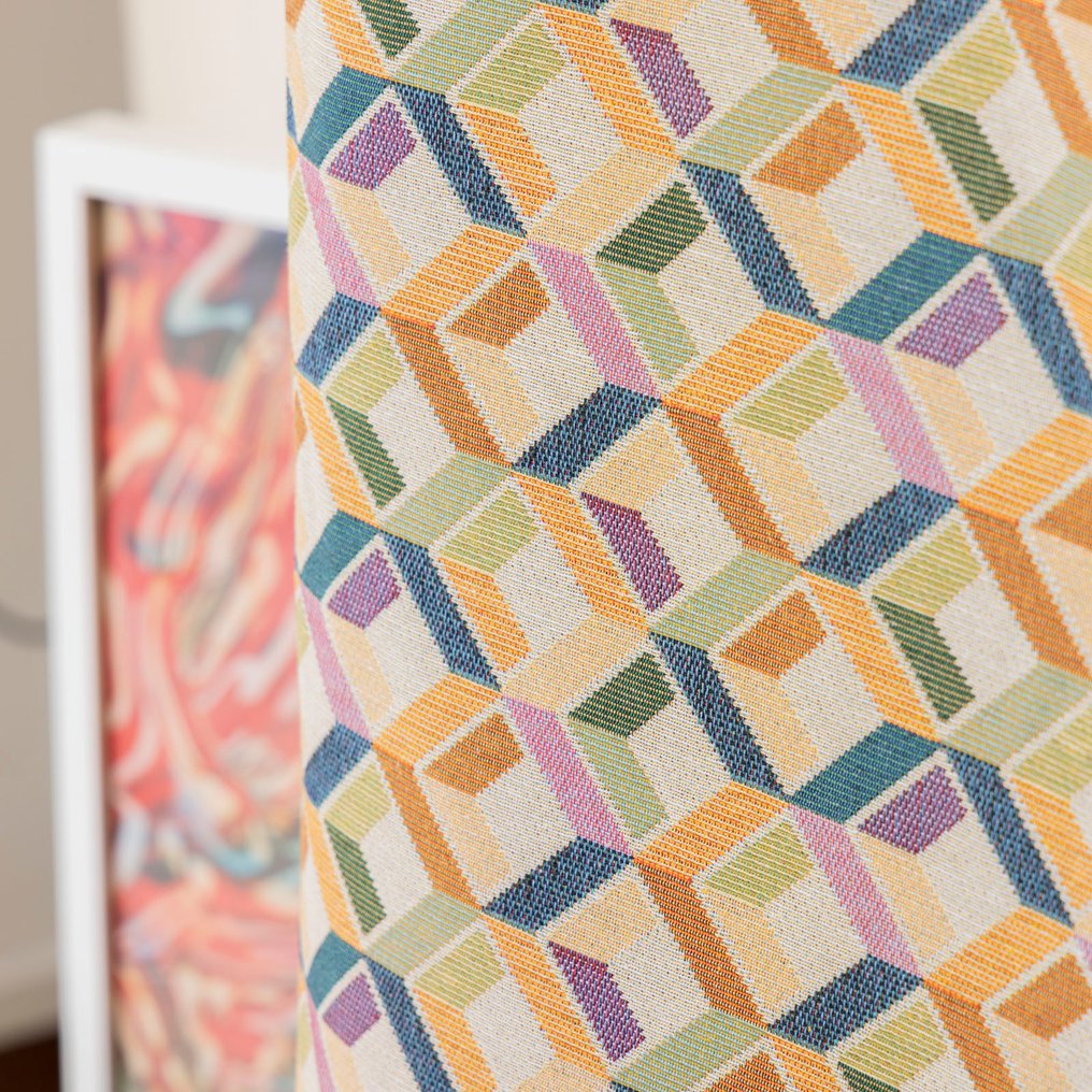 Gobelin织物 - 3D菱形几何图案 - 室內裝潢織物  - 270 cm - 280 cm #3.2