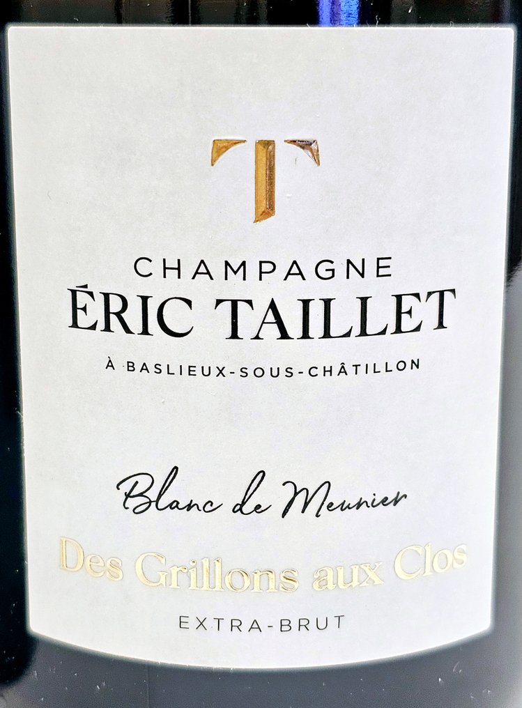 Eric Taillet, Des Grillons Aux Clos Extra Brut - Champagne Blanc de Meunier - 6 Pullot (0.7 L) #1.0