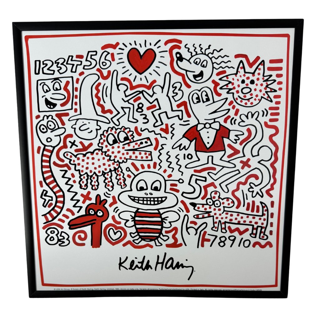 Keith Haring - LEM art group - 1983 - rare find - 1980s #1.0