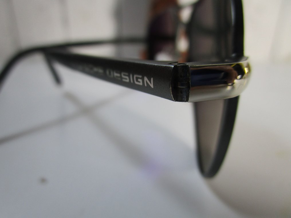 Porsche Design - Exclusive pilot model series P'8000 - metal frame BLACK/SILVER accessories - 眼鏡 #2.1