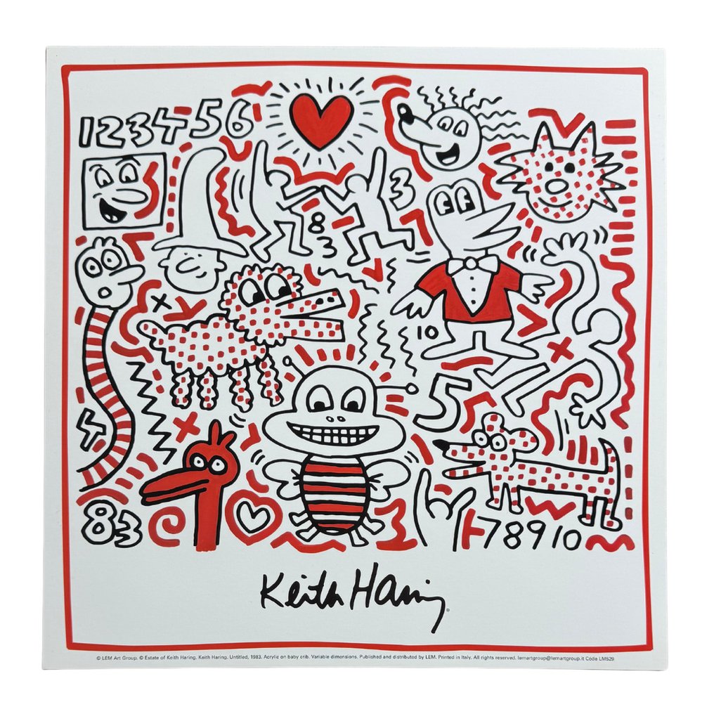Keith Haring - LEM art group - 1983 - rare find - 1980s #1.0