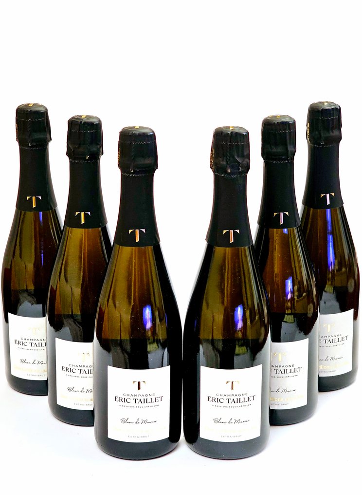 Eric Taillet, Des Grillons Aux Clos Extra Brut - Champagne Blanc de Meunier - 6 Pullot (0.7 L) #1.0