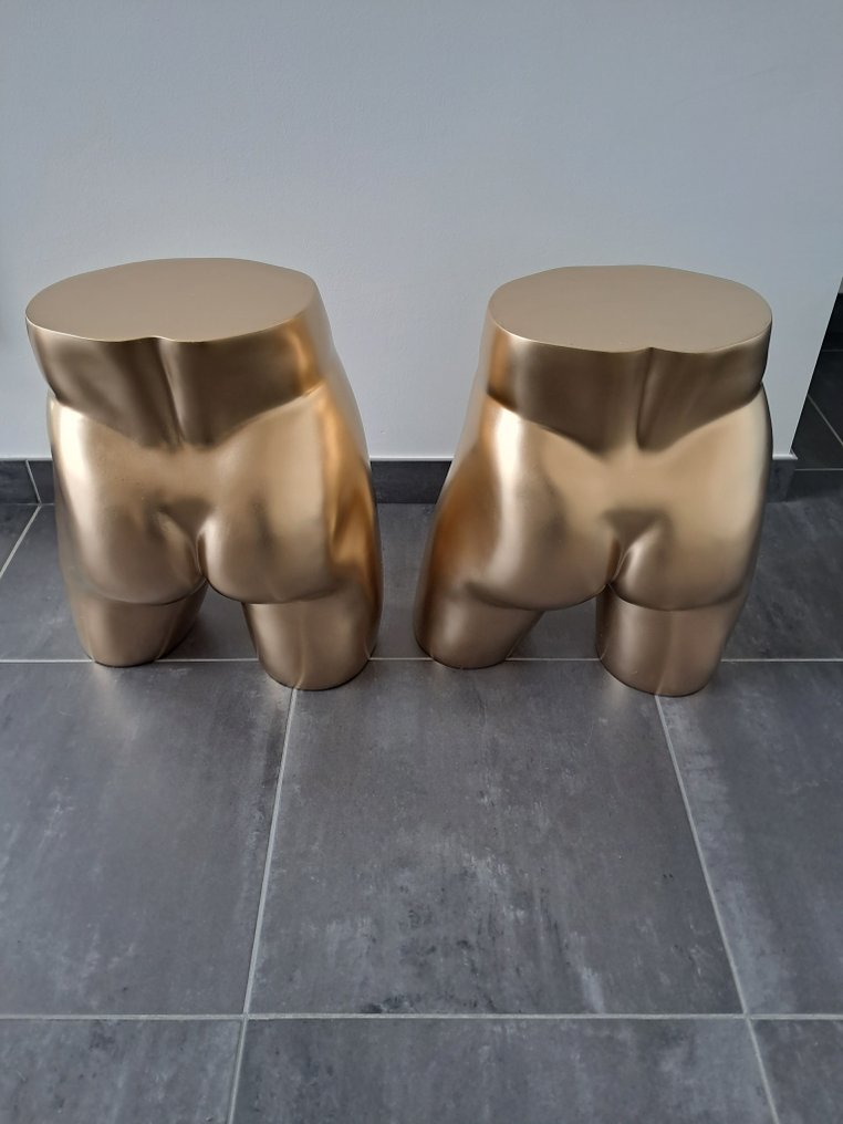 Hans Boodt - Tables gigognes - Résine, Polyester - Deux tables d'appoint #4.3