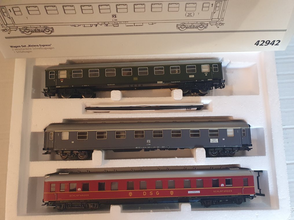 Märklin H0 42942 Modeltrein personenwagonset (1) Set van 3