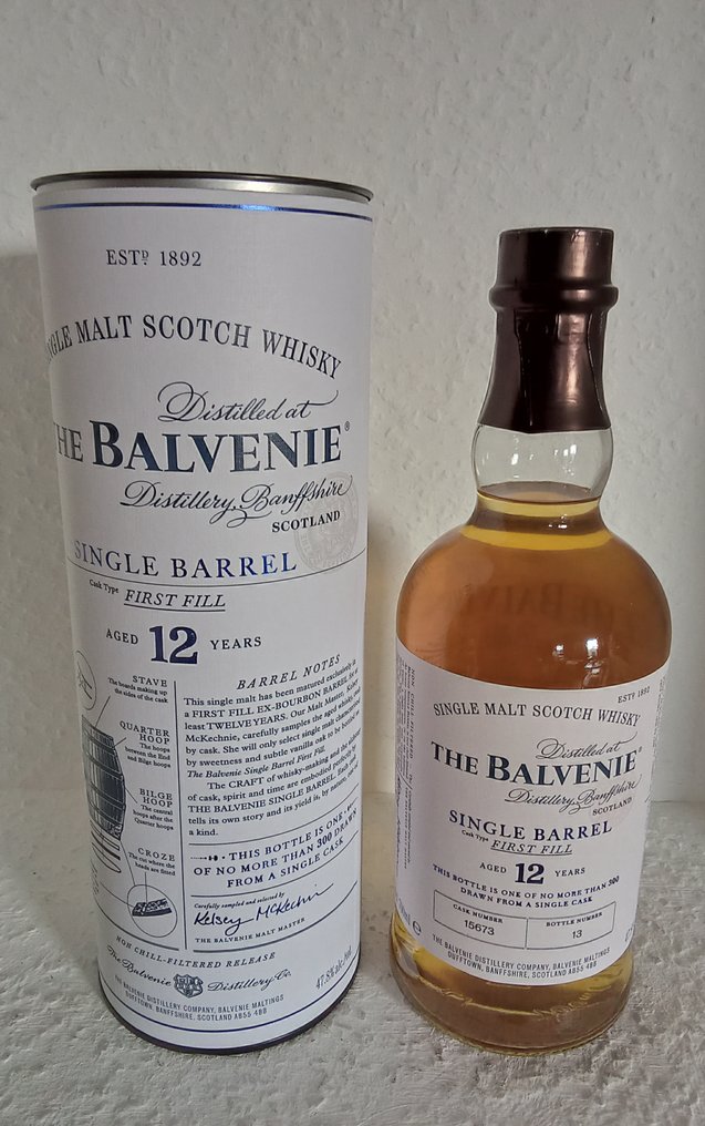 Balvenie 12 years old - Single Barrel & Curious Cask - Montilla Wine Seasoned Cask no. 18510  - 700ml - 2 pullojen #2.1