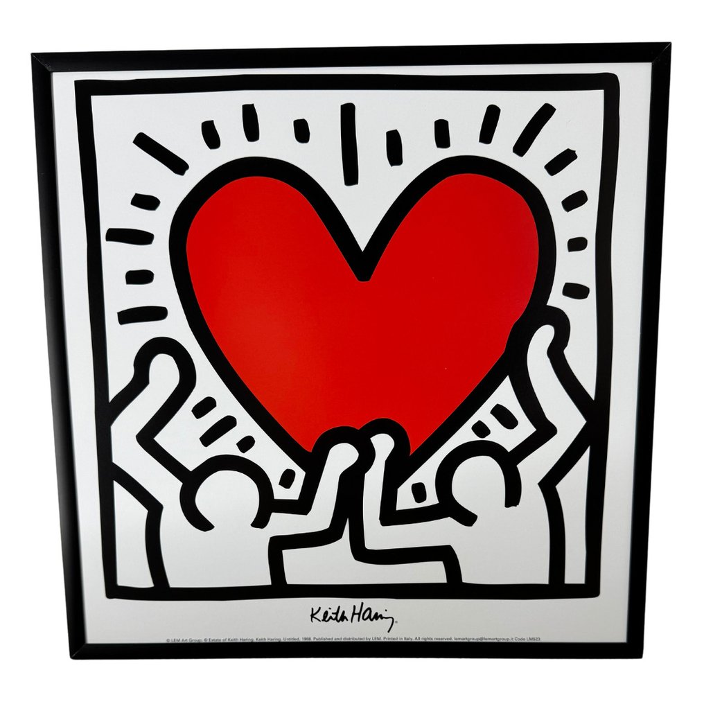 Keith Haring - LEM art group - 1988 - rare find - 1980s #1.0