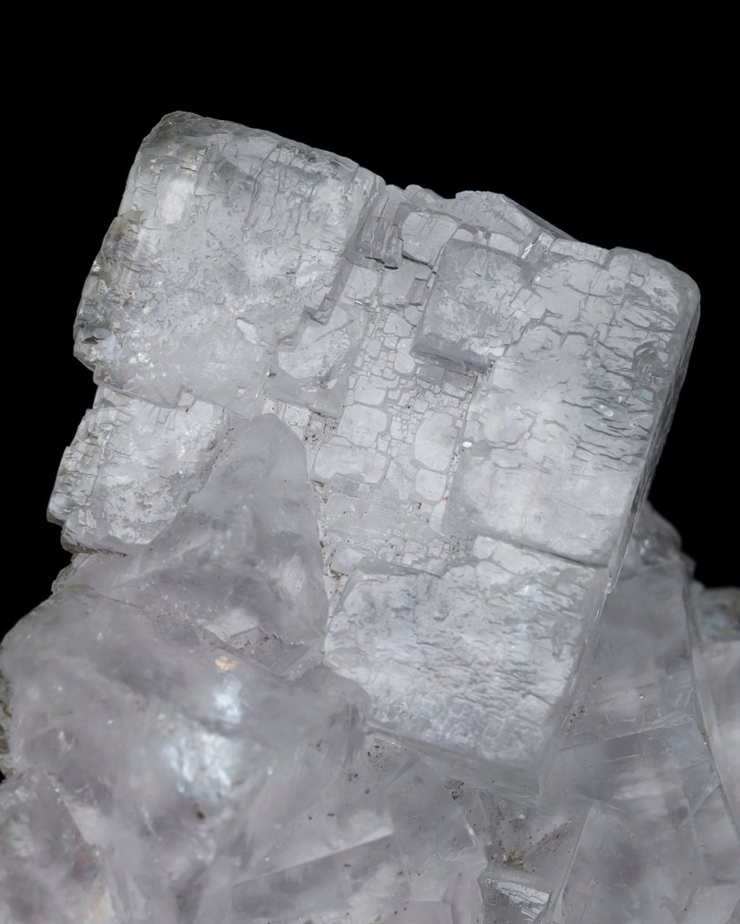 ICE clear FLUORITE from Spain (large cabinet) - Height: 11.6 cm - Width: 8.7 cm- 462 g - (1) #2.1