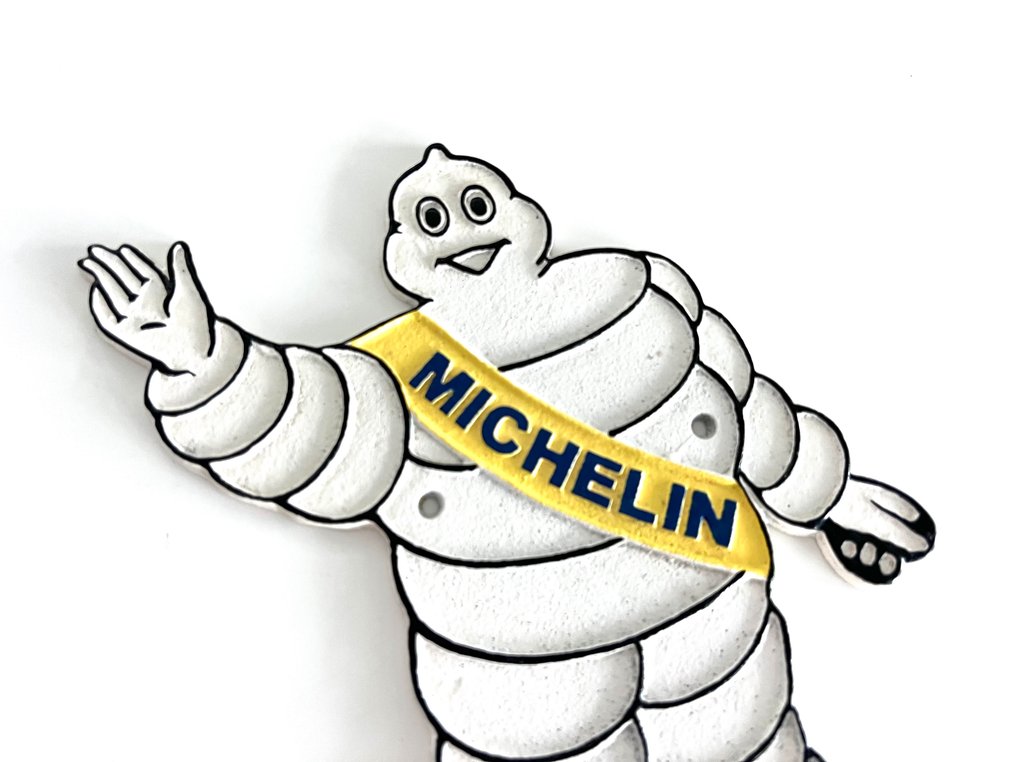 Sign - Michelin - Michelin Man Vintage Metal Sign #4.3