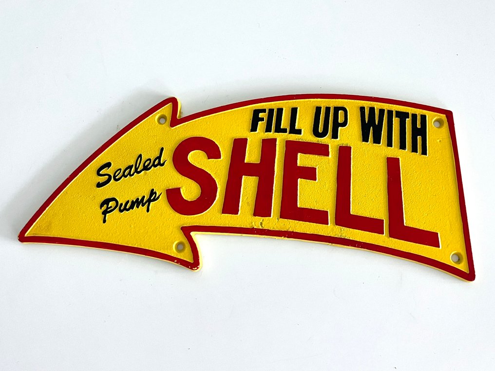 Sign - Shell - Shell Arrow Vintage Metal Sign #1.0