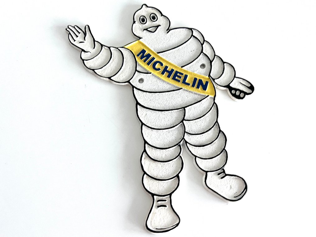 Sign - Michelin - Michelin Man Vintage Metal Sign #3.2