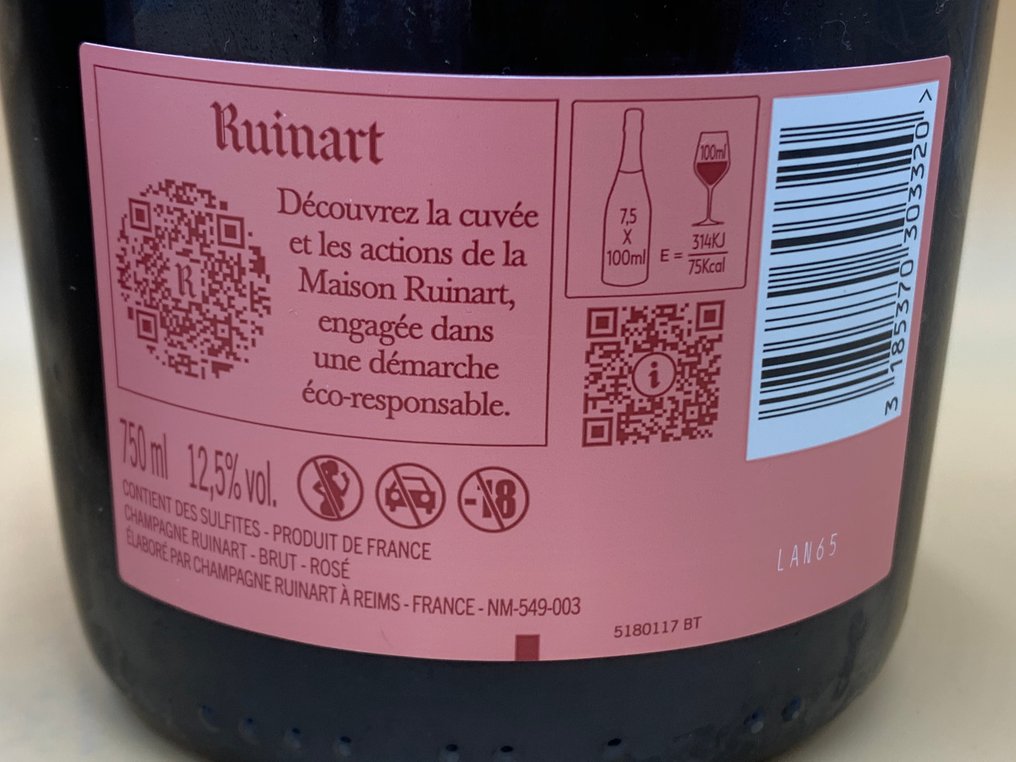 Ruinart, Rosé - Champagne Brut - 3 Bottles (0.75L) #4.3