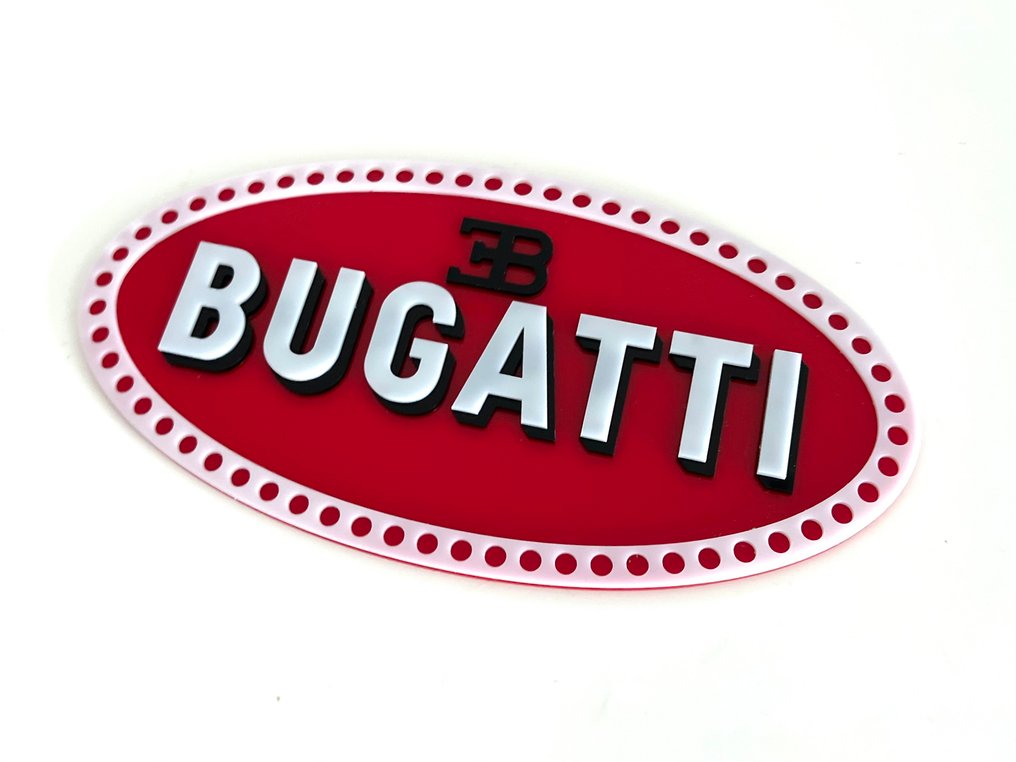 Sign - Bugatti - Large Bugatti Acrylic Sign #3.2