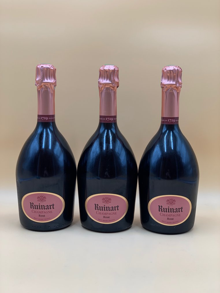 Ruinart, Rosé - Champagne Brut - 3 Bottles (0.75L) #1.0